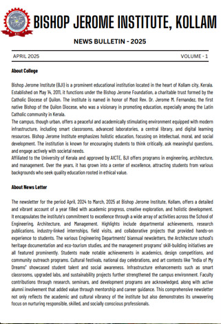 News Letter 2024-2025 cover image