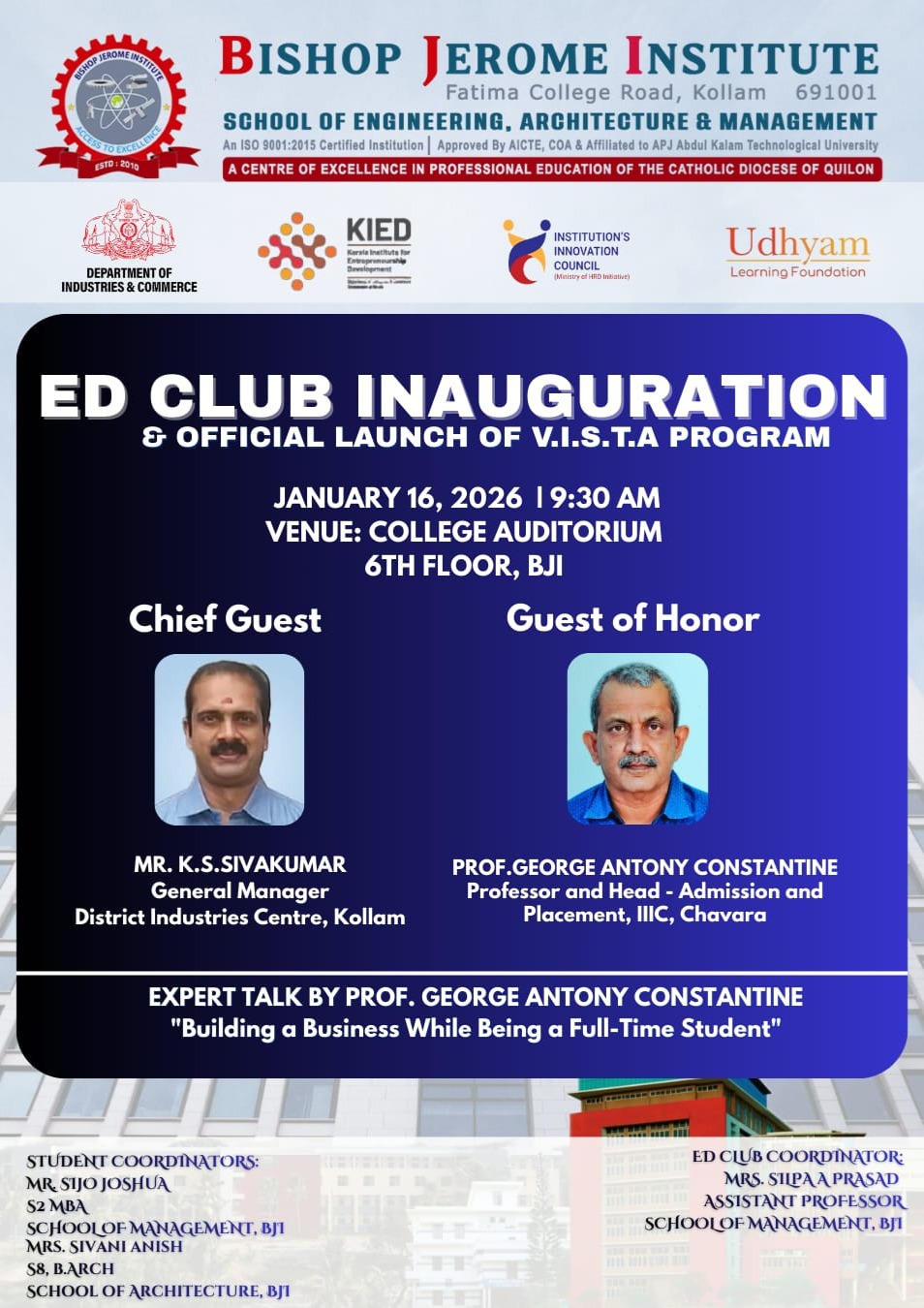 ED Club - Inauguration