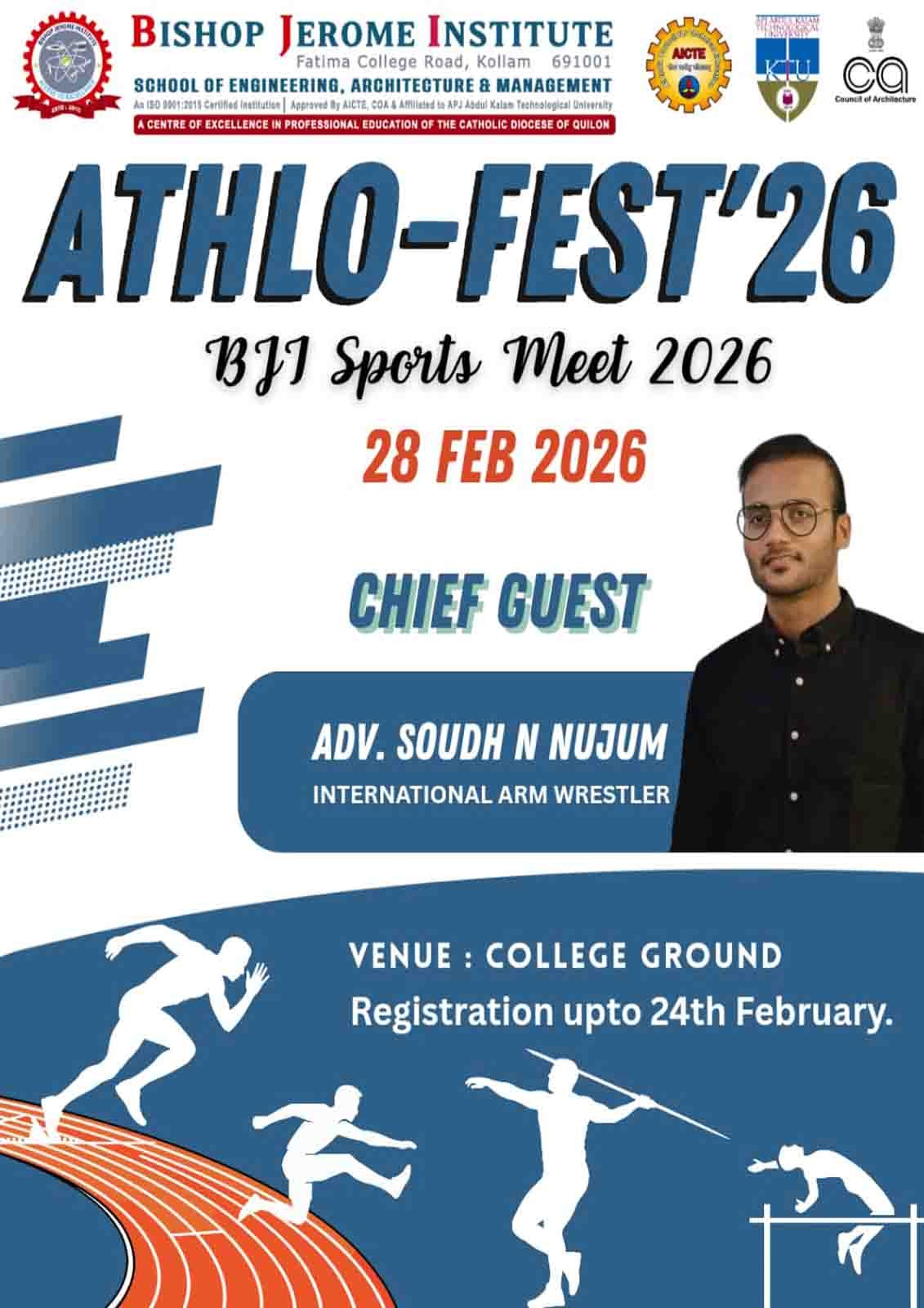 Athlo-Fest ’26: Bishop Jerome Institute Gears Up for Annual Sports Meet
