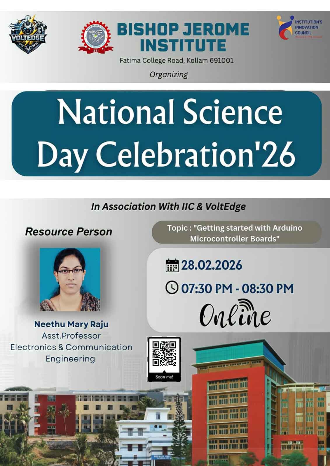 BJI to Celebrate National Science Day 26 with Hands-on Arduino Webinar