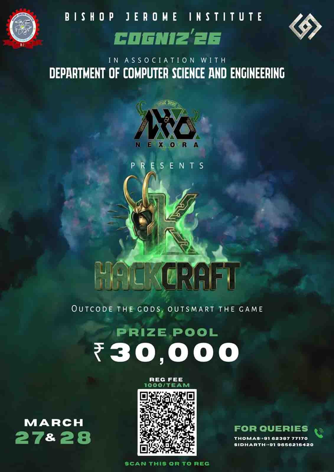 BJI Set to Host -HackCraft -Under Cogniz’26