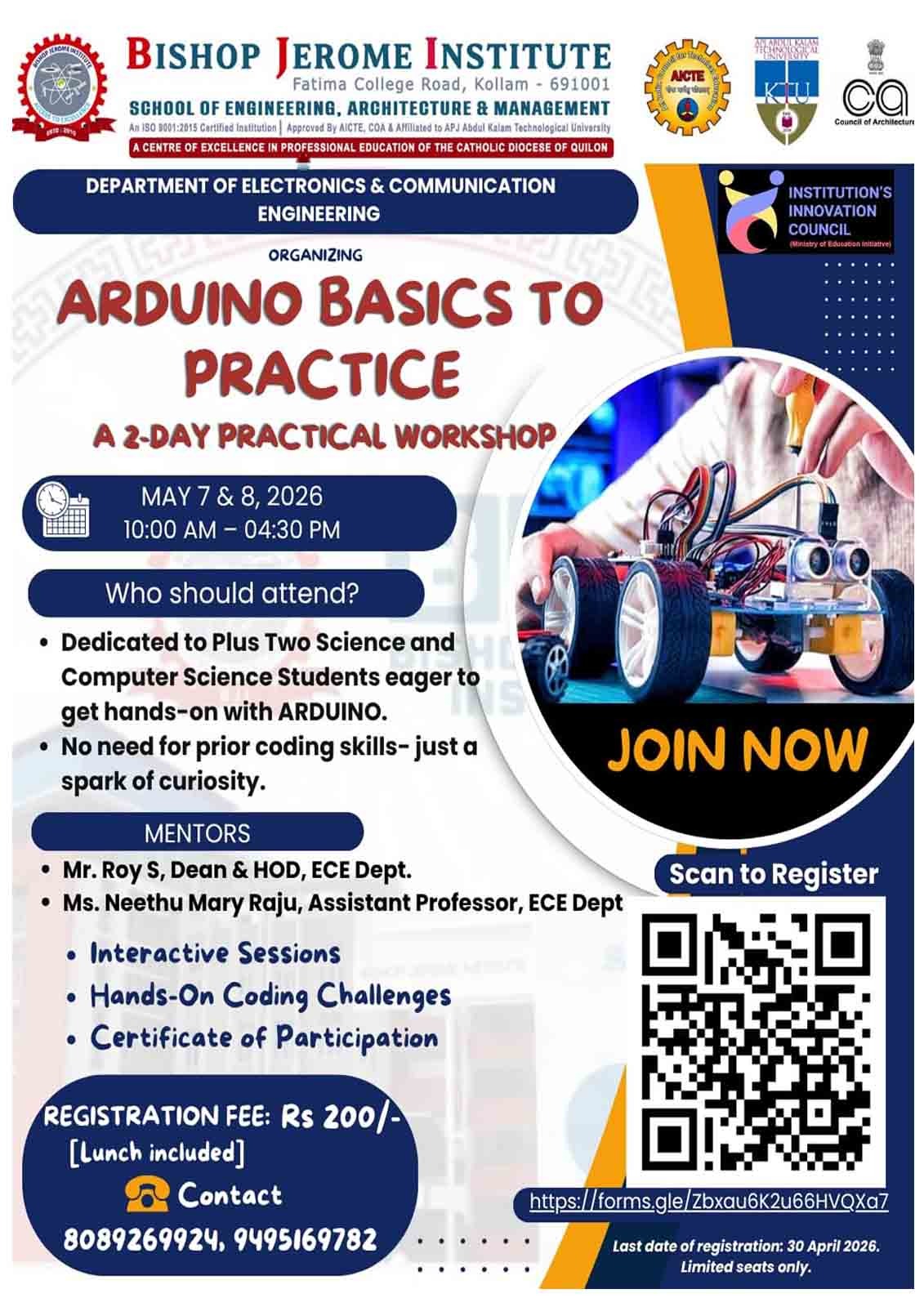 Arduino Basics to Practice - Workshop by ECE