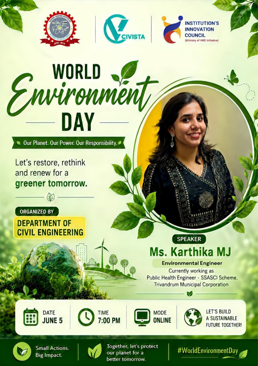 Dept of Civil Engineering - Celebrating World Environment Day: A Call to Action
