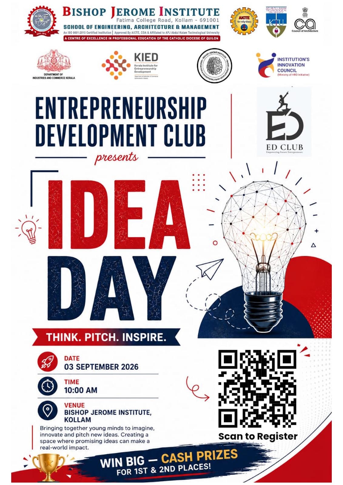 IDEA DAY 2026 — Think. Pitch. Inspire.